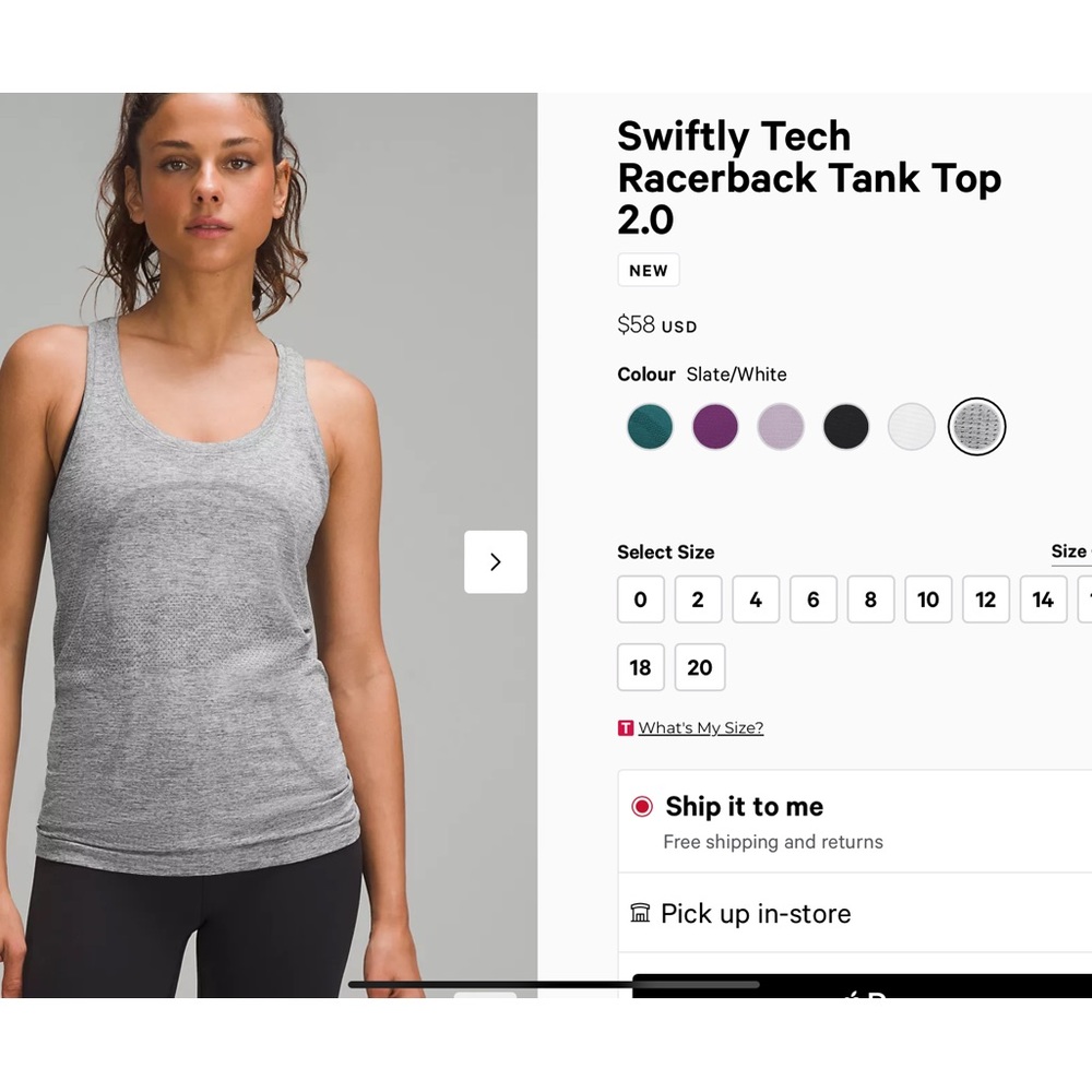 Lululemon Swiftly Tech Racerback Tank Top 4 - Picture 6 of 6